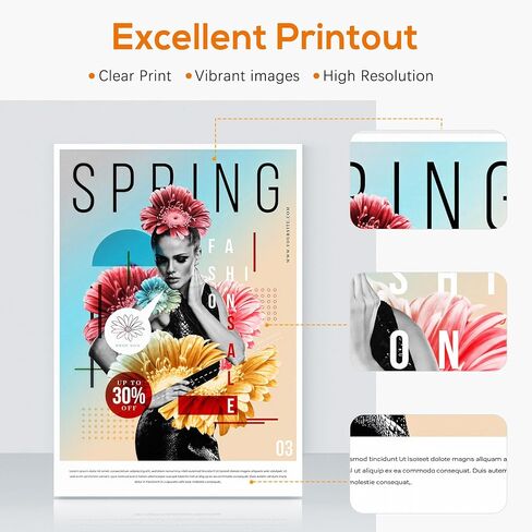 مجموعة خراطيش الحبر 962XL المُعاد تصنيعها للعمل بالحبر HP 962 مع طابعات السلسلة *e التي قامت بتنشيط خدمة hp+ لطابعات HP OfficeJet Pro 9015e 9018e 9010 9025 9020 المكتبية (4 عبوات) in Kuwait