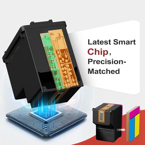 خرطوشة حبر PG-243 CL-244 XL بديلة لـ Canon 243XL 244XL (عبوة كومبو سوداء ثلاثية الألوان) تعمل من أجل Canon MX490 MX492 MG2522 TR4520 TS3322 TS202 TS3322 TS3122 iP2820 MG2420 MG2922 MG3020 in Kuwait