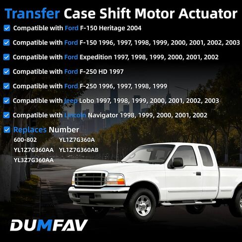 محرك ناقل الحركة 600-802 متوافق مع Ford F-150 1996-2003، F-150 Heritage 2004، Expedition 1997-2002، F-250 1997-1999، Lobo 1997-2003، Lincoln Navigator 1998-2002 | استبدل YL1Z7G360AA in Kuwait