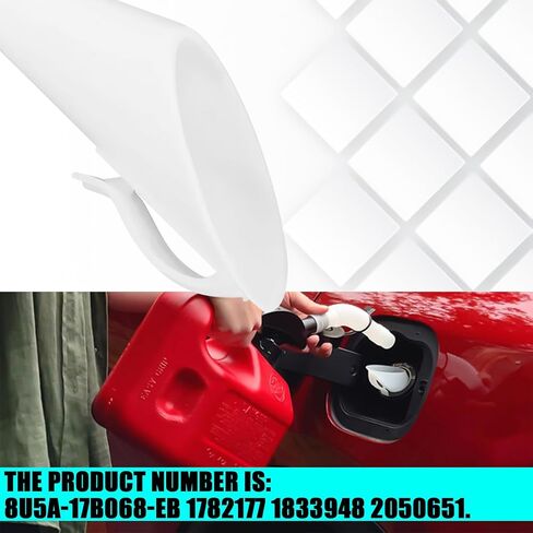 Funnels for Automotive Use 2PCS Capless Gas Tank Funnel for Ford Focus F150 Mercury Lincoln Mountaineer Mariner OEM# 8U5A-17B068-EB 1782177 1833948 2050651 Original Fuel Filler Funnel in Saudi Arabia