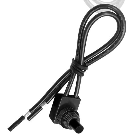 Push Button Switch ZING Ear ZE -107S ON Off Waterproof SPST Switch for Lamps Light Fixtures Appliances Automotive and Fans Replacement Part with 6" Lines in Saudi Arabia