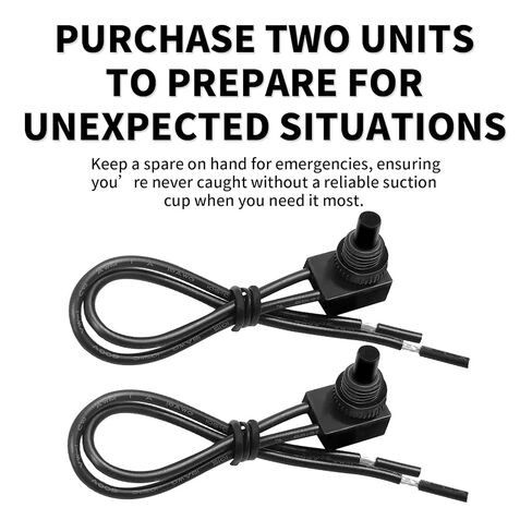 Push Button Switch ZING Ear ZE -107S ON Off Waterproof SPST Switch for Lamps Light Fixtures Appliances Automotive and Fans Replacement Part with 6" Lines in Saudi Arabia