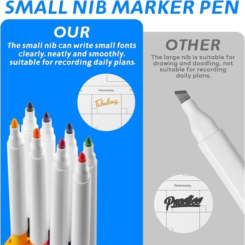 سبورة بيضاء بتقويم المسح الجاف، مجموعة لوحة فلين بيضاء مغناطيسية مقاس 17 بوصة × 13 بوصة، مخطط شهري قابل لإعادة الاستخدام مع 8 علامات وممحاة ومغناطيس ودبابيس دفع، لوحة مسح جافة معلقة للمنزل والمدرسة - أبيض in Kuwait