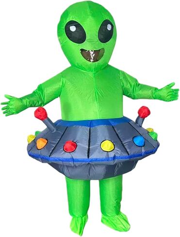 نفخ الغريبة زي الفضاء تحت عنوان مضحك تفجير سفينة الفضاء بدلة حفلة الهالوين in Kuwait