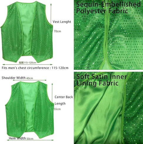 سترة IZUS St. Patrick's Day الأيرلندية الخضراء خفيفة الوزن للحفلات الاحتفالية للرجال في العطلات الأيرلندية متوسطة الحجم in Saudi Arabia