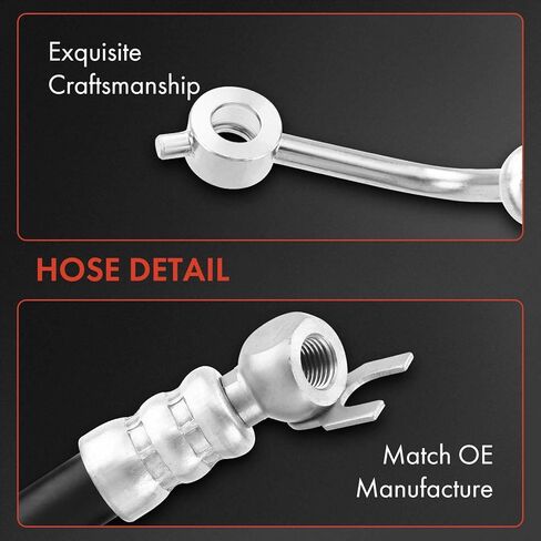 A-Premium Power Steering Hose Pressure Hose Line Assembly Compatible with Nissan Sentra 1991-1994 NX 1991-1993 2.0L From Pump in Saudi Arabia