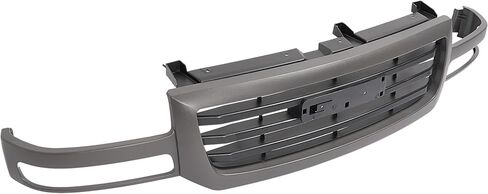 Grill Compatible with 2003-2006 GMC Sierra 1500|2007 GMC Sierra 1500 Classic|2003-2004 GMC Sierra 2500 Replacement for 19130790 GM1200476 Front Bumper Textured Grille Gray+Black Plastic(ABS) in Saudi Arabia