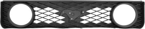 شريط أمامي شوايات علوية وسفلية 2 قطعة متوافقة مع 2005-2009 Ford Mustang GT Plastic(PP) شبكة سوداء ممتصة للصدمات مع فتحات إضاءة مستديرة بديلة لـ FO1200422 FO1036114 6R3Z8200BA 7R3Z17K945BA in Saudi Arabia