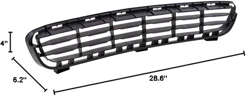 Brock Replacement Front Lower Center Bumper Grille Textured Black Compatible with Camry & Hybrid 53112-06010 in Saudi Arabia