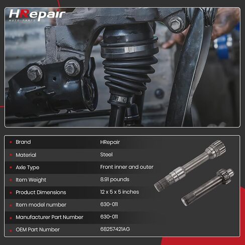 630-011 Front Axle Shaft fits for 2012-2018 Dodge Ram 1500 & 2019-2022 Ram 1500 Classic in Saudi Arabia