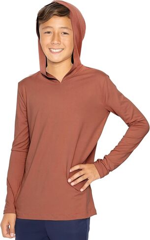 STRETCH IS COMFORT Boy's Oh So Soft Long Sleeve Top Crew Neck | 4-16 in Saudi Arabia
