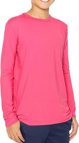 STRETCH IS COMFORT Boy's Oh So Soft Long Sleeve Top Crew Neck | 4-16 in Saudi Arabia