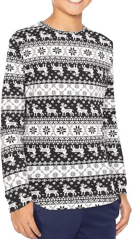STRETCH IS COMFORT Boy's Oh So Soft Long Sleeve Top Crew Neck | 4-16 in Saudi Arabia