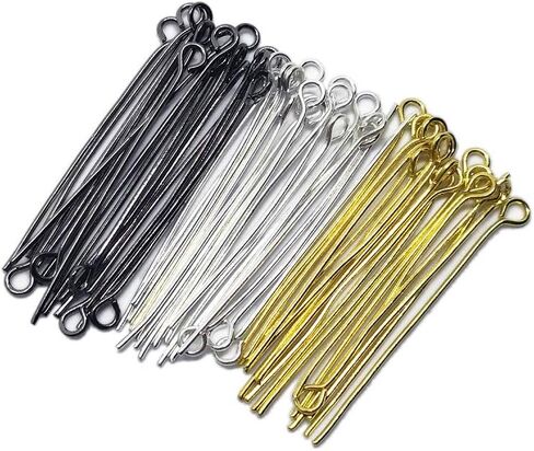 200pcs Silver Plated Head Pins 21GA 1.5"/35mm ~Jewelry Making~ in Saudi Arabia