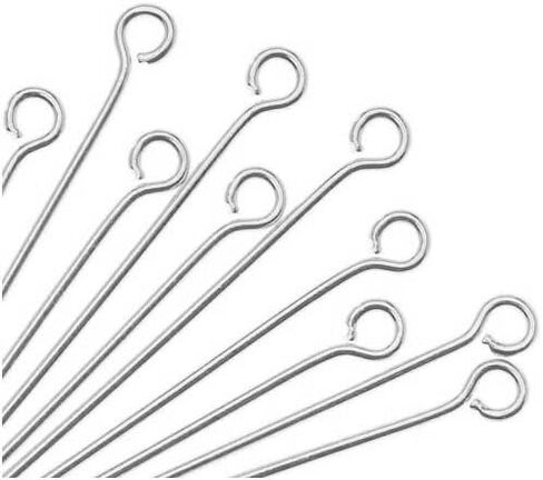 200pcs Silver Plated Head Pins 21GA 1.5"/35mm ~Jewelry Making~ in Saudi Arabia