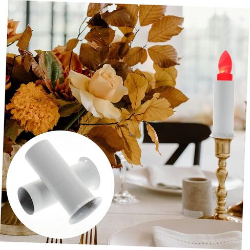 POPETPOP 6Pcs Metal Candle Flanging Sleeves for Chandelier Lighting Lamp Socket Easy Installation Chandelier Accessories for Home Decor in Saudi Arabia