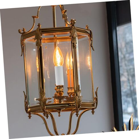 POPETPOP 6Pcs Metal Candle Flanging Sleeves for Chandelier Lighting Lamp Socket Easy Installation Chandelier Accessories for Home Decor in Saudi Arabia