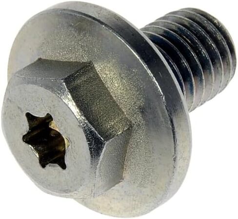 KarParts360 For GMC Sierra 2020 21 22 23 2024 Engine Oil Drain Plug | Steel/Rubber Material | Silver/Blue | 8.8 Bolt Grade | Conventional Drain Method | Gasket Type | Replacement For 55577568 in Saudi Arabia