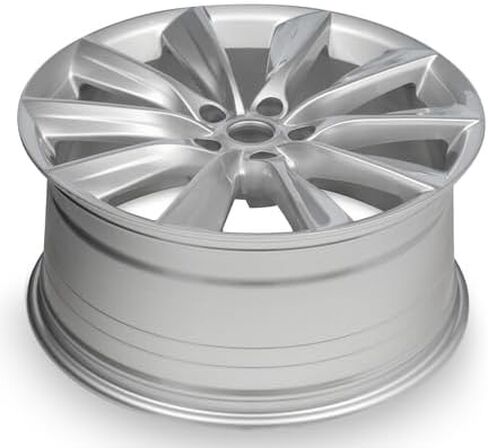New 20x9.5 inch OEM Direct Replacement Aluminum Wheel for 2016-2024 Tesla Model X 5-120mm Silver 20 in Rim 102724500A in Saudi Arabia