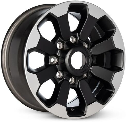 17x8 inch OEM Direct Replacement Aluminum Wheel for 2017-2024 Dodge Ram 2500 8-165.1mm Black 17 in Rim 6CV281XFAA in Saudi Arabia
