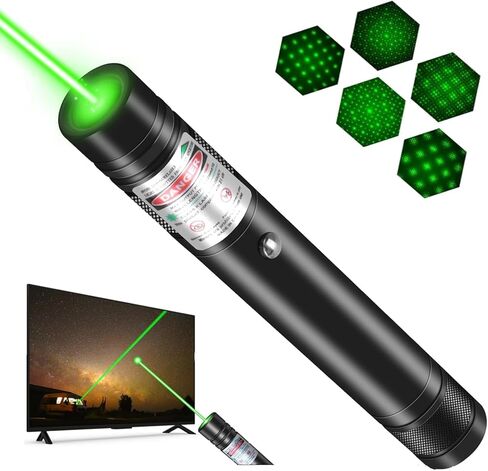 LUEIIN Long Range Laser Pointer, Rechargeable Green Laser Pointer High Power for Presentations in Saudi Arabia