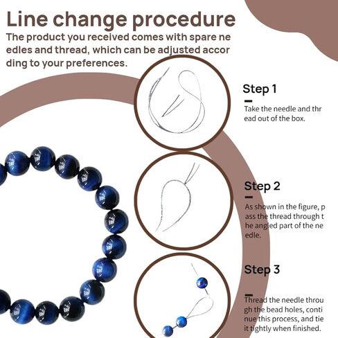 beaded bracelets for women-Gemstone Beads for Women, protection bracelet, Courage, Focus, Balance & Luck， Fashion Accessory for Energy Balancing with Gift Box (8mm) in Saudi Arabia