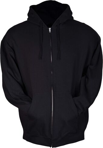 Tultex Unisex Fleece Full Zip Hoodie (Charcoal, X-Large) in Saudi Arabia