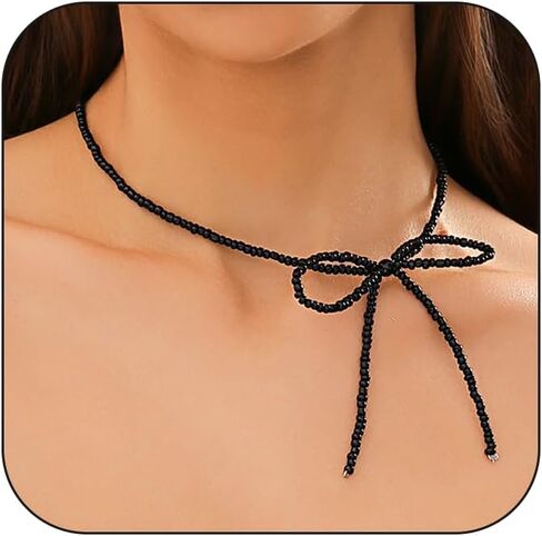 Y2k Star Choker Necklace for Women,Chunky Silver Star Layered Choker Long Chain Heart Pear Tassel Necklace Trendy Statement Necklace Jewelry in Kuwait