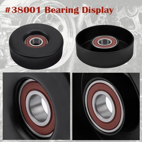 Takilma 38001 Drive Belt Idler Pulley,Belt Drive Idler Replace OE# 88909582 in Saudi Arabia