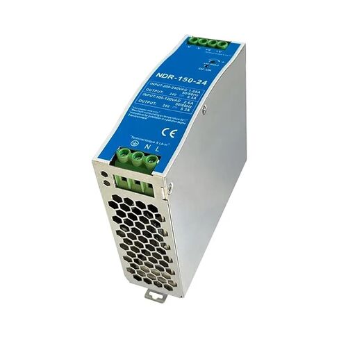 1pcs 2.5A 12V 5.2A 24V NDR150W Industrial DIN Rail Mounted AC to DC Single Output Switching Power Supply(NDR-150W-24V 5.2A) in Saudi Arabia