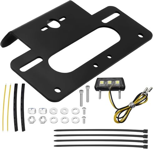 Black Fender Eliminator Bracket with Led Light License Plate for Suzuki GSXR 600 GSXR 750 2011-2025 Models in Kuwait