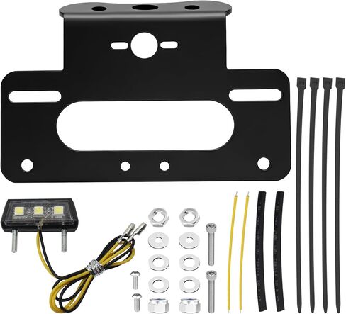 Black Fender Eliminator Bracket with Led Light License Plate for Suzuki GSXR 600 GSXR 750 2011-2025 Models in Kuwait