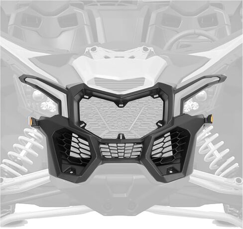 UTV Front Bumper Fascia Compatible with 2017-2024 Can-Am Traxter Maverick X3 Max Turbo R RR DS RS DPS 900 1000R Replacement For 705009508 Plastic(PP) Textured in Saudi Arabia