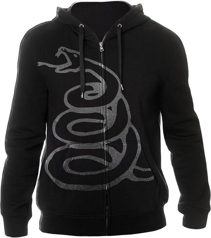 Metallica Black Album Burnished Zip Up Hoodie Black | Officially Licensed Merchandise in Saudi Arabia