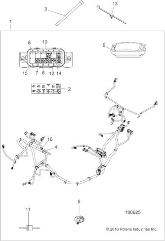 Polaris 2413618 HARNESS-CHASSIS ACE 450 ETC in Saudi Arabia