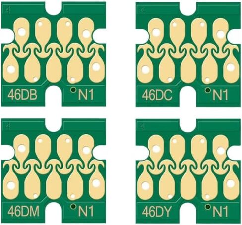 Compatible with Printer Models F6300 F6360 F9400 F9400H F9460 1100ML Sublimation Ink Bag Chip T46D8 T46D2 T46D4 for Part Number T46D8 T46D2 T46D4(T46D8 HDK) in Kuwait