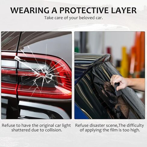 TOYCIDFG Tail Light Tinted Cover Trim Transparent Compatible with Porsche Macan 2014-2017 Car Lamp Back Light Brake Light Cover Accessories in Saudi Arabia