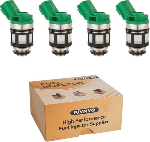 JS4D-5 Fuel Injectors,Compatible with/Nissan 2.4 Frontier Xterra 1998-2004,Compatible with/Nissan Pickup 2.4L 1996-1997 |1 Holes| |Set of 4| Replace#16600-1S700 in Saudi Arabia
