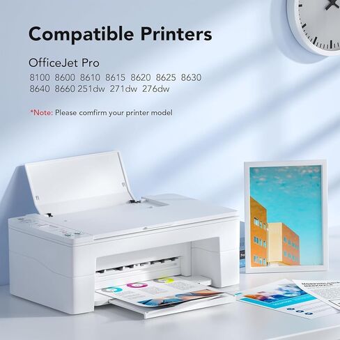 مجموعة خراطيش الحبر 950xl و951xl المتوافقة مع مجموعة خراطيش الحبر HP 950 951 البديلة مع HP OfficeJet Pro 8600 8610 8620 8100 8630 8660 8640 8615 (4 عبوات) in Kuwait