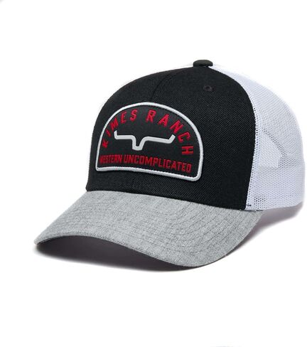 قبعة Kimes Ranch North Forty Trucker - منتصف الملف الشخصي X Fit Curved Bill Snapback in Saudi Arabia