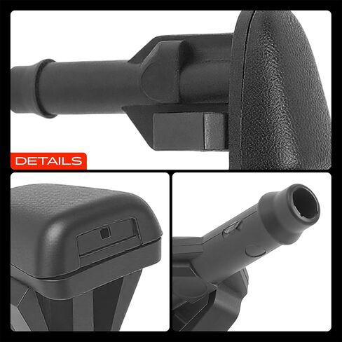 A-Premium Front Windshield Washer Nozzle Kit Compatible with Ford Explorer 2002-2010, Explorer Sport Trac 2007-2010 & Mercury Mountaineer 2002-2010, 2-PC Set in Saudi Arabia