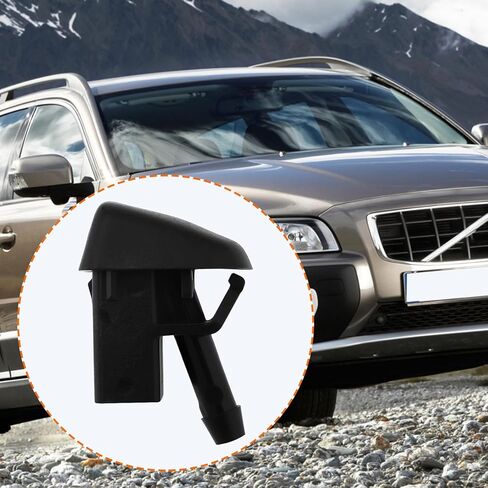 2 قطعة فوهة غسالة الزجاج الأمامي 31301826 متوافقة مع فولفو V70 XC70 S80 in Kuwait