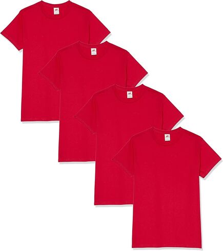 Hanes Mens Essential-t Cotton T-Shirt, Athletic Crimson_Discontinued in Saudi Arabia