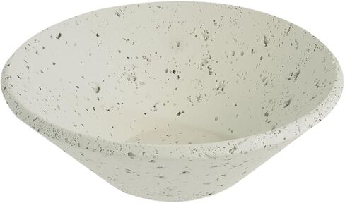 وعاء فاكهة خرساني مزخرف لعداد المطبخ، وعاء مفاتيح حديث للمدخل، وعاء حلوى صغير، ديكور غرفة طاولة القهوة (رمادي فاتح، 7 بوصات) in Kuwait