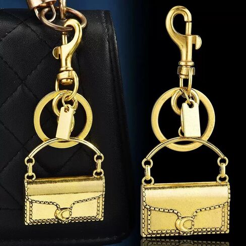 Mini bag shaped keyring，gold and silver metal purse keychain，fashion Bag Purse Accessories in Saudi Arabia