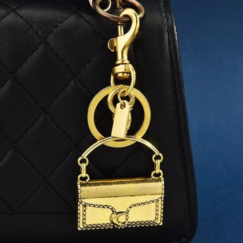 Mini bag shaped keyring，gold and silver metal purse keychain，fashion Bag Purse Accessories in Saudi Arabia