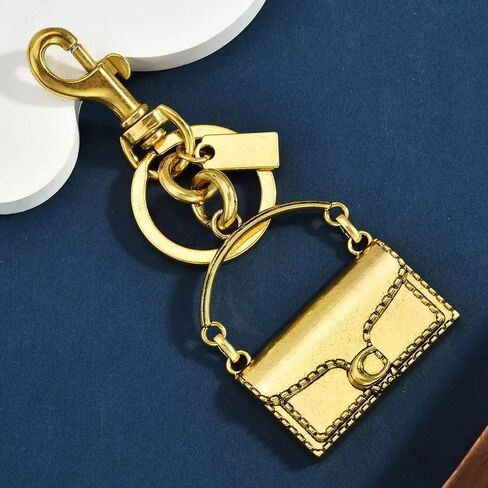 Mini bag shaped keyring，gold and silver metal purse keychain，fashion Bag Purse Accessories in Saudi Arabia