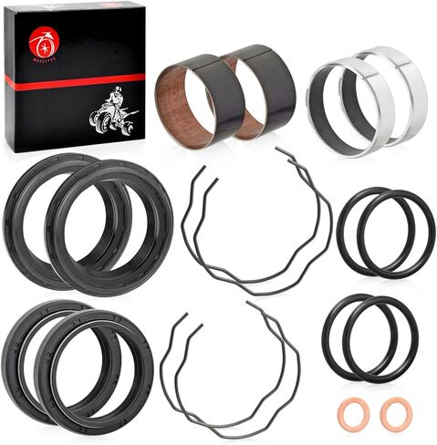 Fork Bushing Dust Oil Seals Kit Compatible with Honda Shadow 750 VT750 C/CD/CD2/CDA/CDB/CDC/CDD 1998-2003 Shadow 1100 VT1100 C2 2000-2007 in Saudi Arabia