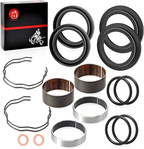 Fork Bushing Dust Oil Seals Kit Compatible with Honda Shadow 750 VT750 C/CD/CD2/CDA/CDB/CDC/CDD 1998-2003 Shadow 1100 VT1100 C2 2000-2007 in Saudi Arabia