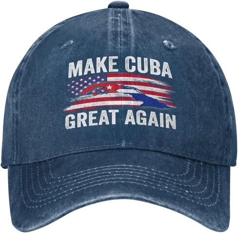 Make Cuba Great Again hat Cuban Flag Retro Cotton Cap Red in Kuwait